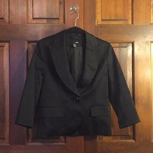 H&M Black Button-up Blazer